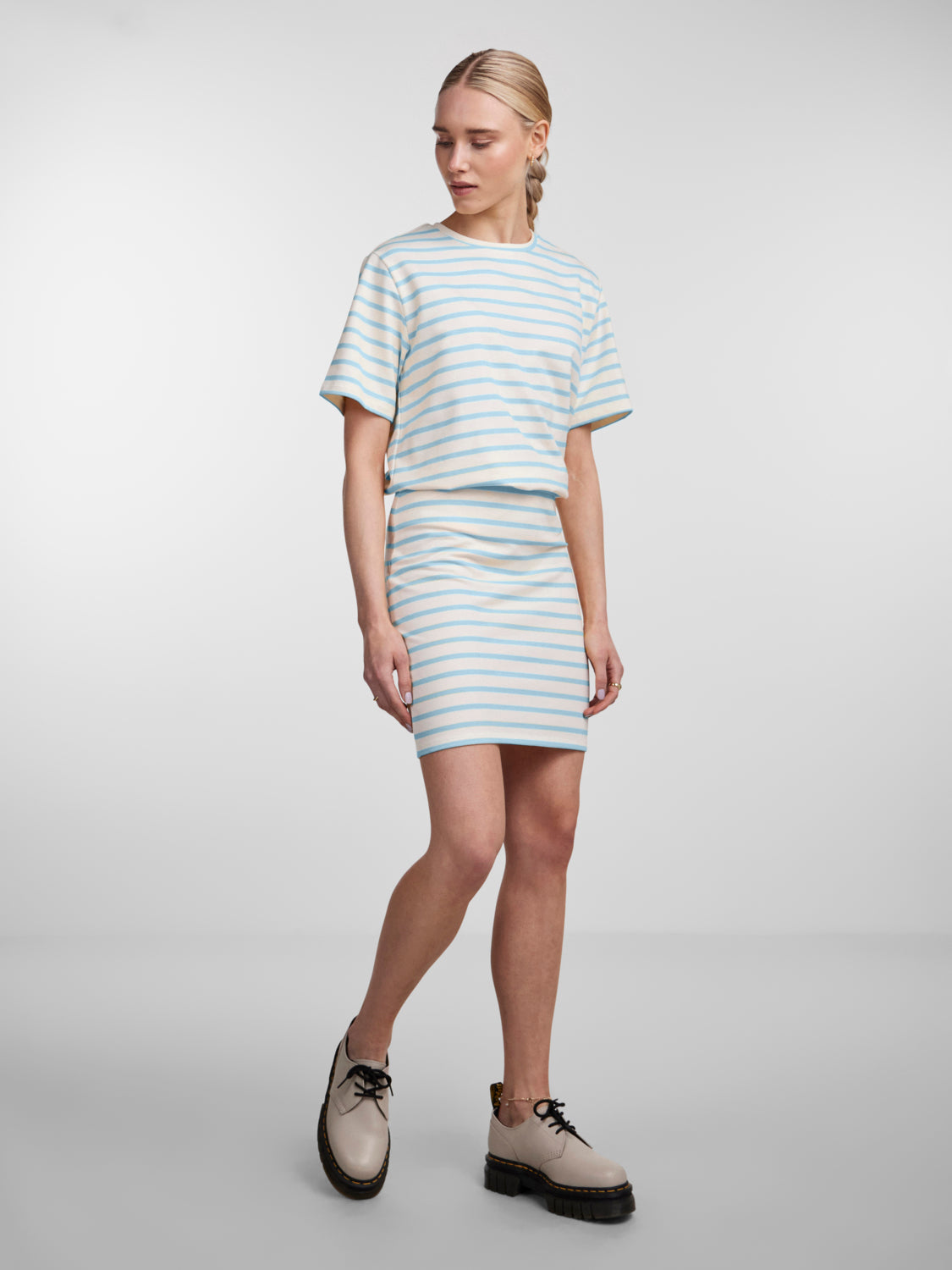 PCBIBBI Skirt - Blå strib